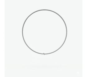 Kruh ring kov biely pr.20cm