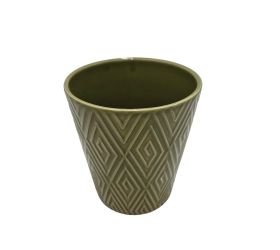 Obal orch. verde scuro v14cm/pr.13