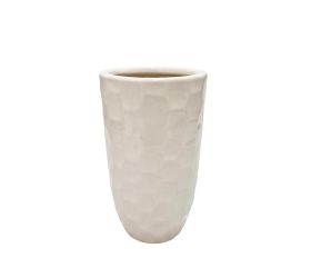 Váza biela diamant h25xd15cm