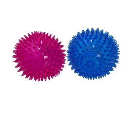 Hračka pre psa loptička pichliač /guma 11cm 2ass