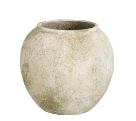 Váza mica gregory zelená/cement - v25,5xh28cm