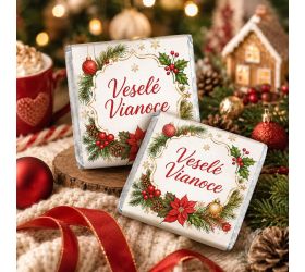 Vianočné čokoládky, santa