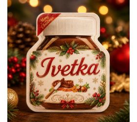 Mini Nutella na Mikuláša – Darček pre hostí s personalizovanou grafikou - Mikuláš - Vianočné gule