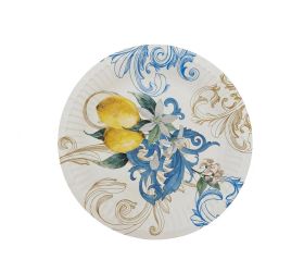 Ppd8004800 tanier pap pr.18cm/8ks baroque lemon sicilian bloom