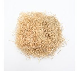 Vlna drevená 250g/ natural biela