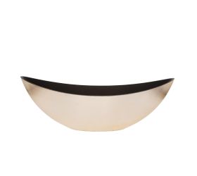 Loďka plast 39x12x13cm zlatá