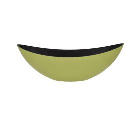 Loďka plast 38,5x12,5x13,5cm bl.zelená