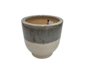 Obal tara keramika sivá h24xd24cm