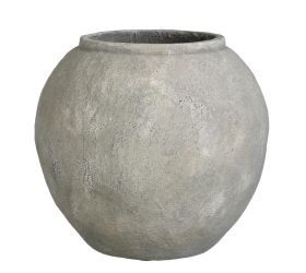 Váza mica gregory sivá/cement - v32xh35cm