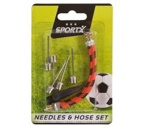 Sportx  nafukovacia sada príslušenstva na pumpu na loptičky