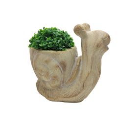 Kvetináč slimák mgo 29,5x17x26cm béžový