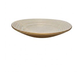 Podnos biel/zlatý v8/pr.40cm
