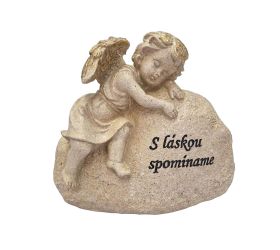 Anjel s láskou spomíname 18x9,5x16cm šedý