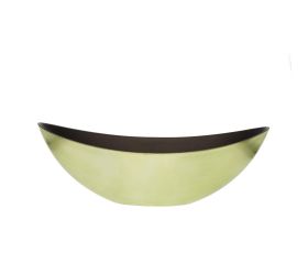 Loďka plast 39x12x13cm metal bl.zelená