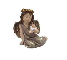Anjel s holubicou 14x8x14cm
