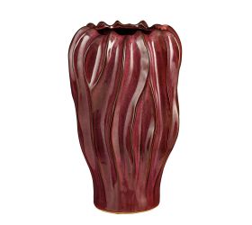 Váza keramika thom bordó v35/pr.22cm