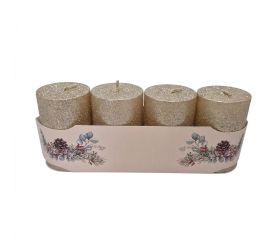 Valec 4-pack rustic met.šampaň