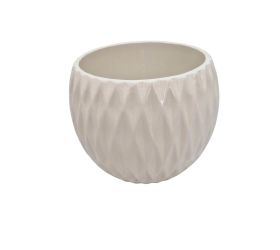 Obal guľa vzorová biela 16xv13,5cm