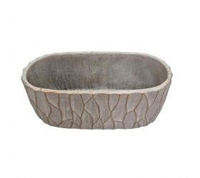 A5 obal cement biela 28x13x11cm