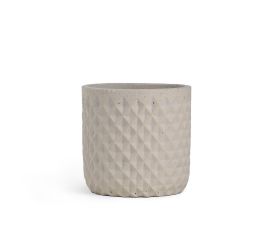 Obal cement kosoštvorec béžový 12cm
