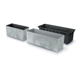 Duc800e hrantík+vklad urbi case beton effect beton 77x23,5xv24,6cm/40l