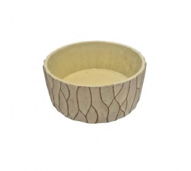 A5 obal cement zlatá 21x21x9cm