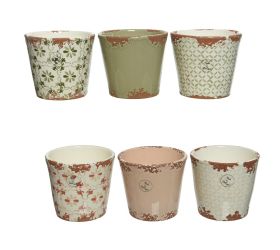 Obal jarný s terakotou mix 6 druhov v12,8 × 14 cm