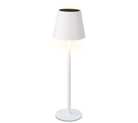 Solárna lampa biela priemer 11/v37 cm