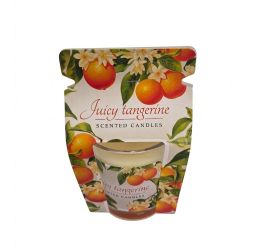 Vonná sviečka v skle Aroma Trio Juicy Tangerine, 9 × 8 cm