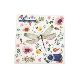 Tl128900 servítky 33x33cm/20ks pastel dragonfly