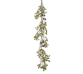 Girlanda ceder ľadový so šiškami 120cm