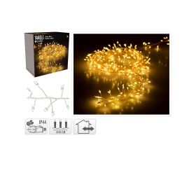 LED 1440 silver drôt teplá biela/iner, out