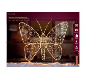 Led motýľ blik pr.58/43cm