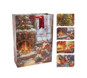 Taška darčeková vianočné large mix 4 druhy