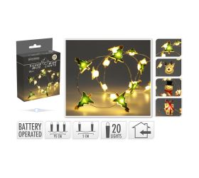 Silver wire pp deco 20led ww