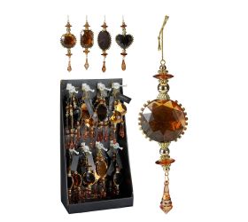 Závesná dekorácia z drahého kameňa, 18 cm, mix 8 druhy