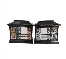 Lampion veľ. panteon grafit 2+r1