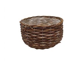 490fl/s obal prútie okrúhly hnedý m 24*15cm