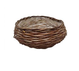 492fl/s obal prútie okrúhly hnedý m 30*14cm