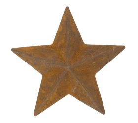 Hviezda s/12 plech 6cm hrdzavá