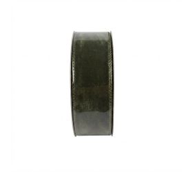 Stuha 3,8cm/10y zamat zelený