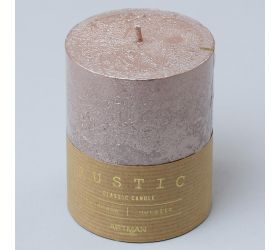 Rustic metalic valec 7 × 9 rose gold
