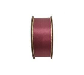 Stuha vian 3,8cm/10m obojstranná červenozlatá