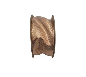 Stuha vian lurex 4cm/10m medená