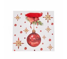 Taška vianočná 17 × 17+6 cm jingle bells