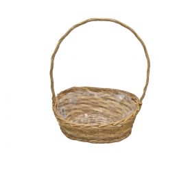 Darčekový kôš prútie natural l:40 × 30 výška 17 × 11 hh47
