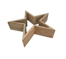 Hviezda drevo 30/6cm