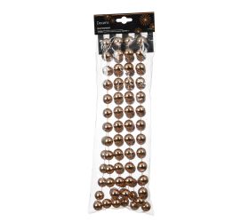 Girlanda dymová perla korálky priemer 0,2 cm × 2,7 m polysterén