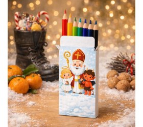Mikulášske pastelky s vlastnou etiketou