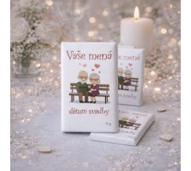 Svadobná čokoládka pre hostí 15 g